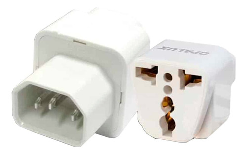 Adaptador Enchufe Con Toma Tierra Para Ups Op-603-r Opalux