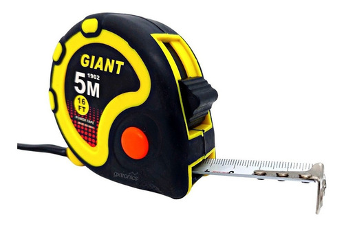 Cinta Metrica 5 Metros Profesional Con Freno Clip Mm Pulgada