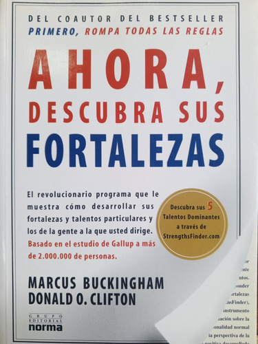 Libro . Ahora Descubra Sus Fortalezas 