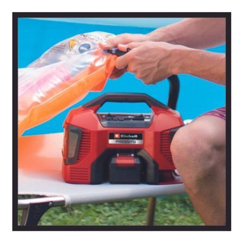 Compresor Aire Portátil 18v Einhell Pressito 18/21 + Bat 4ah