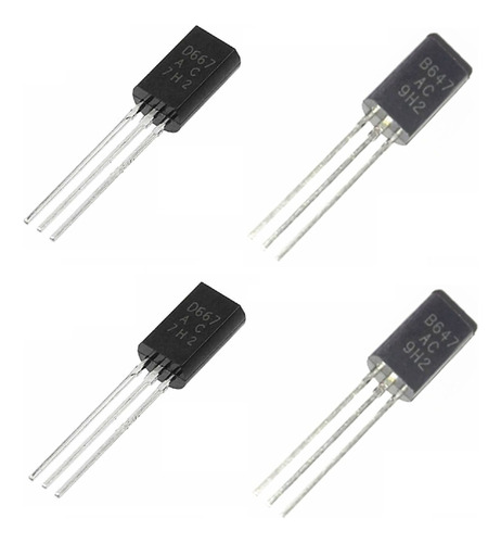 Transistor 2sd667 D667 + 2sb647 B647 Kit C/ 40 Pares
