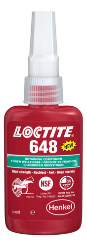 Loctite 648 De 50 Ml Compuesto Retenedor Alta Resistencia