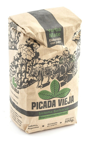 Yerba Mate Picada Vieja Barbacuá - 500gr