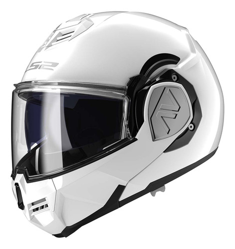 Ls2 Helmets Advant - Casco Modular (blanco Brillante - Peque