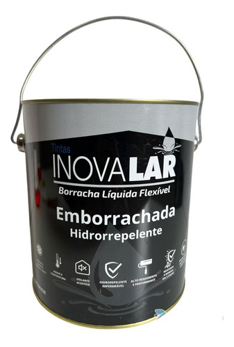Tinta Emborrachada Super-lavavel Flexivel 3,6l Inovalar
