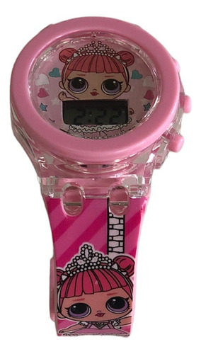 Reloj Lol Digital Con Luz Pulsera Infantil Nena Niña Juguete