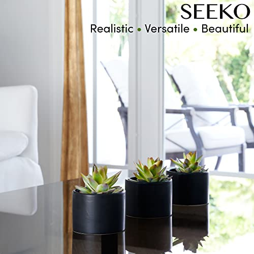 Plantas Suculentas Artificiales Seeko En Macetas De Cerámica