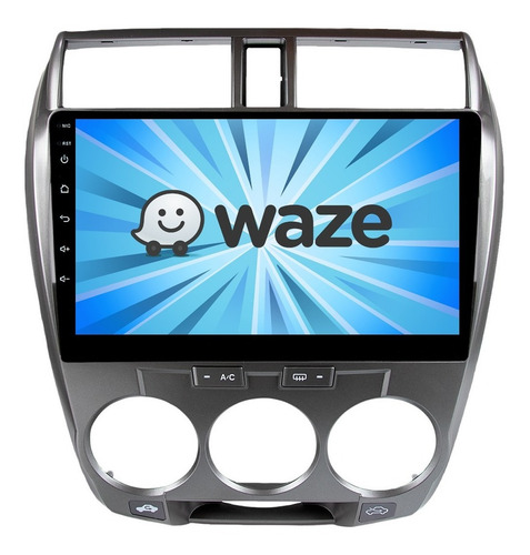 Imagem 3 de 7 de Central Multimidia Honda City 09 A 14 Analogico Android Gps