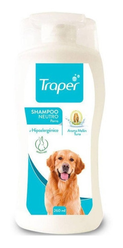 Shampoo  Neutro Perro Traper 260 Ml Melon Tuna