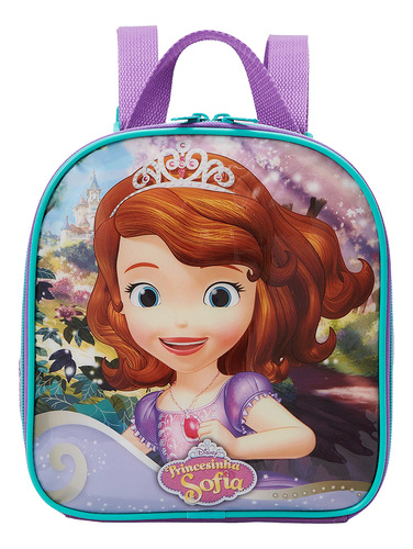 Kit De Mochila Escolar Sofia Kit Sofia X Va25 Com Design Princesa Sofia - Roxo