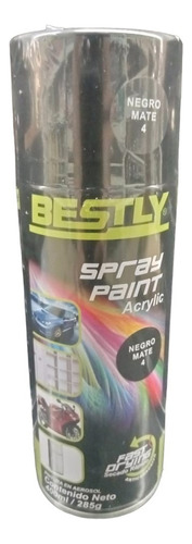 Pintura Acrílica Spray Bestly Negro Mate