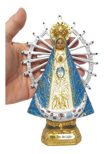 Estatua Virgen Nuestra Señora De Luján 19 Cm Imagen (italy)