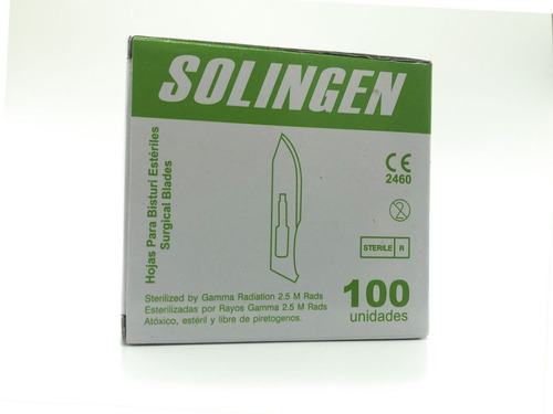 Hojas Para Bisturi Solingen Paramount 100u Nº20 Bella Dm