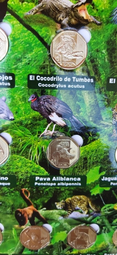 Libro De Colección Con 47 Monedas Nuevas De Las 3 Series.