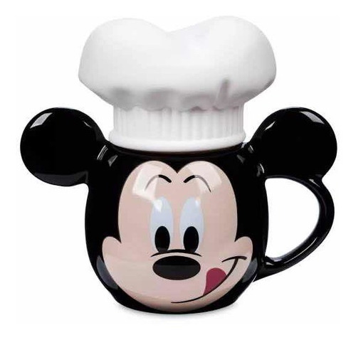 Mickey Mouse Taza Mug Con Tapa Disney Store