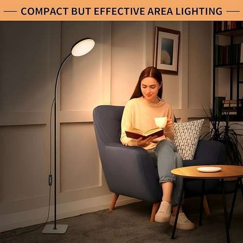 Luminária De Chão Led Para Quarto, Escritório, Sala De Estar