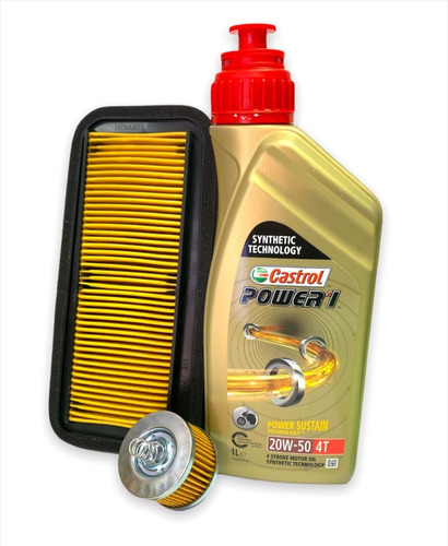 Kit Mantención Fzn -  Fz 2.0 Con Aceite Castrol Full 20w50