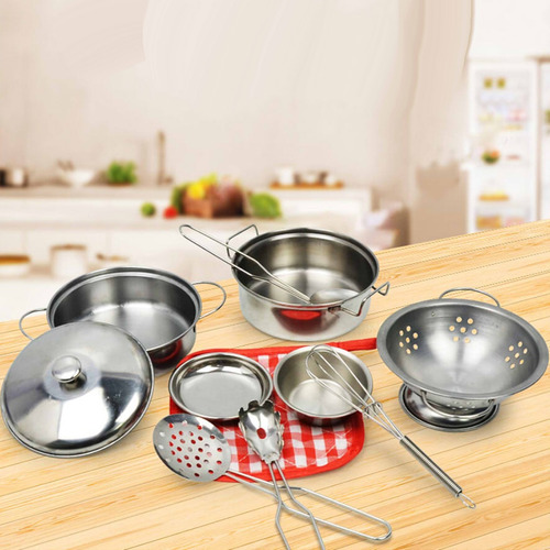 10 Piezas Cocina Mini Utensilios De Cocina Muebles