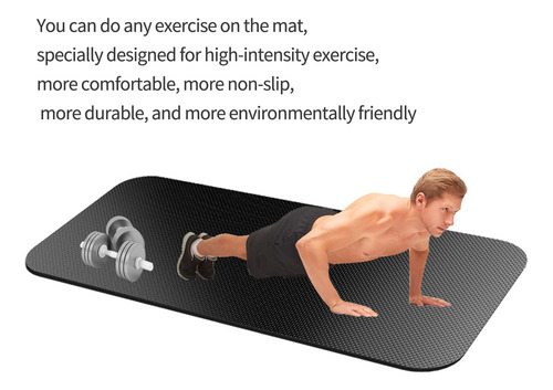 Tapete Grande Para Gimnasio 213 X 81 Cm Equipo De Ejercicio