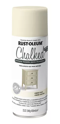 Pintura Chalked Tizada Rust Oleum Brochable Gris Envejecido X 0.887 -  Kromacolor