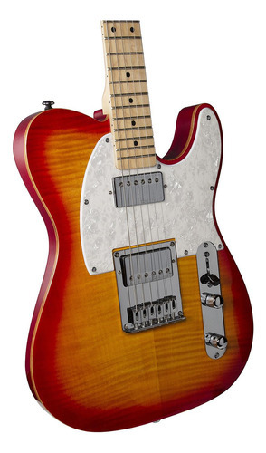 Guitarra elétrica de 53 db com estojo MK53HCsmro W-case Michae Color Cherry Sunburst Maple Fingerboard Material Orientação à mão direita