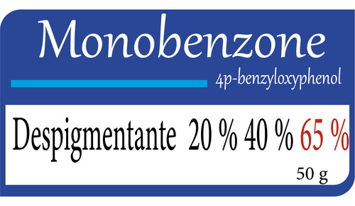 Monobenzona 65% 50 Gr (aclarante - Despigmentante)