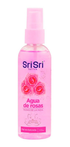 Agua De Rosas Srisri Ayurveda Tonico Facial Vegano 100ml Tipo De Piel Todo Tipo De Piel