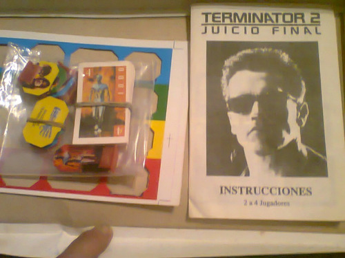 Juego Mesa Terminator 2 El Juicio Final Arnold Raro Retr Kxz (Usado)