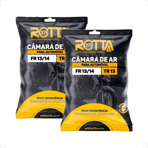 02 Camaras De Ar Aro 13 E 14 De Carro 165/70r13 A 195/60r14