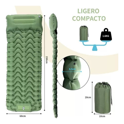 Colchón Inflable Genérica Inflatable Mattress Individual