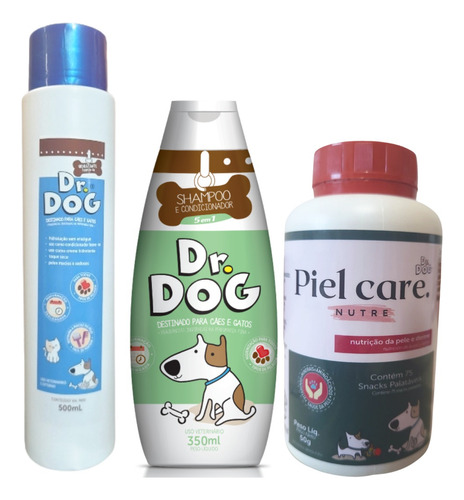 Black Friday Kit Pet C/ Dermatite Completo Tratamento Cães