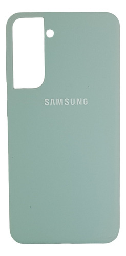 Estuche Protector Silicone Case Para Samsung S21 Aguamarina