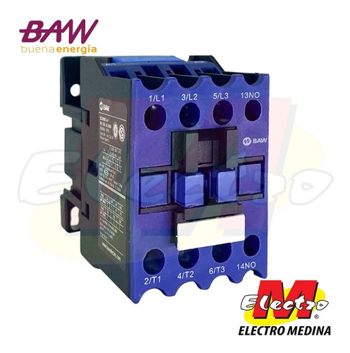 Contactor Tripolar 18a 220v 1na 1 Na 5 Kw Baw Electro Medina