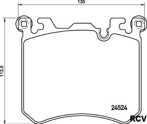 Balatas Disco  Delantera Para Bmw X6   2012