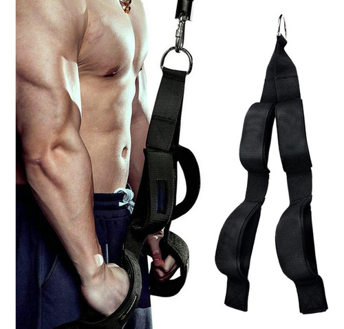 Para .. Tricep Bicep Rope Cable Attachment Polea For