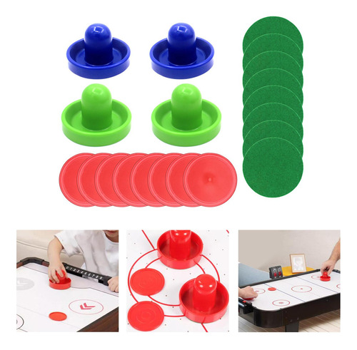 Juego De Mini Deslizadores De Hockey De Aire Y Estilo F