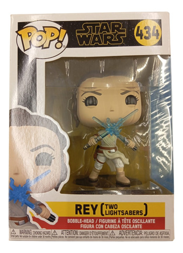 Funko Pop! Rey 2 Lightsabers 434 Star Wars Muñeco Figura