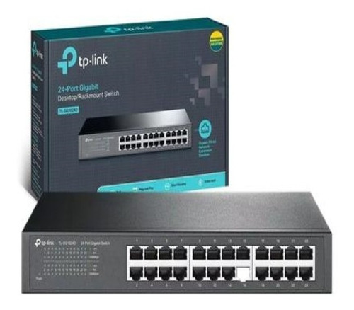 Switch 24 Portas Tp-link Tl-sg1024d Gigabit V7 5 Anos Garant