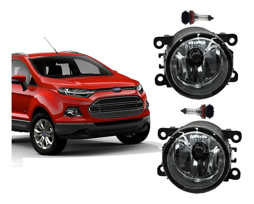 Par Faros De Niebla Ecosport  2013 2014 2015  C/focos