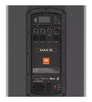 Imagen 3 de 7 de Caja Acustica Jbl Max10 10 250w Con Bt Activa