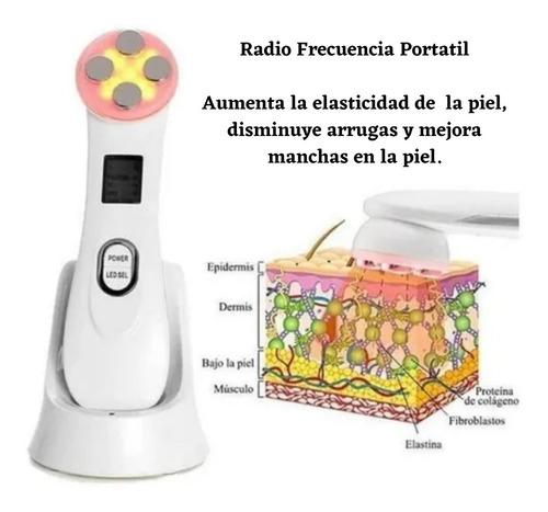 Imagen 5 de 7 de Radiofrecuencia Electroporacion Facial Antienvejecimiento