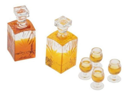 1:12 Botellas De Vino En Miniatura Para Casa De 3 Piezas