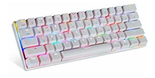 Motospeed 60% Del Juego Mecánico Compacto Teclado De 61 Te