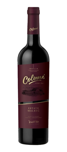 Vino Colome Estate Malbec Salta Valle Calchaqui 750 Cc