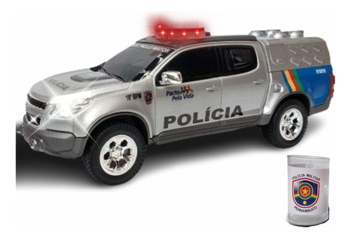 Viatura Policia Pernambuco S10 Giroflex Sirene Strobo