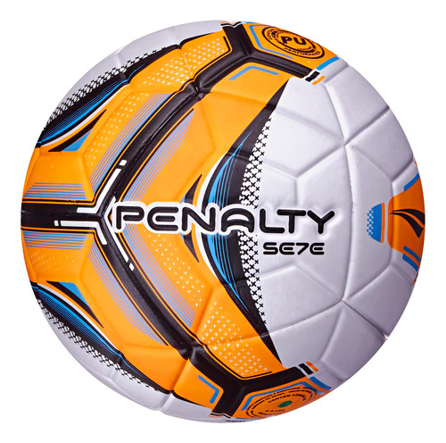 Bola Para Futebol Society Se7e Xxiv Cor Branco/Laranja/Preto Penalty