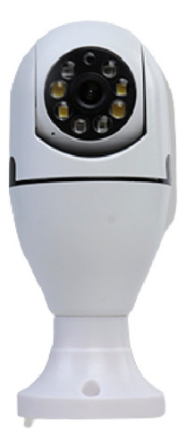 Camara De Vigilancia Seguridad Conexion Wifi Microfono Cel Color Blanco