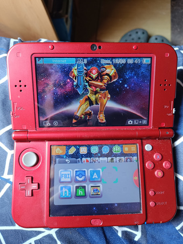 Nintendo New 3ds Xl Red-001 Standard Color Rojo Metálico