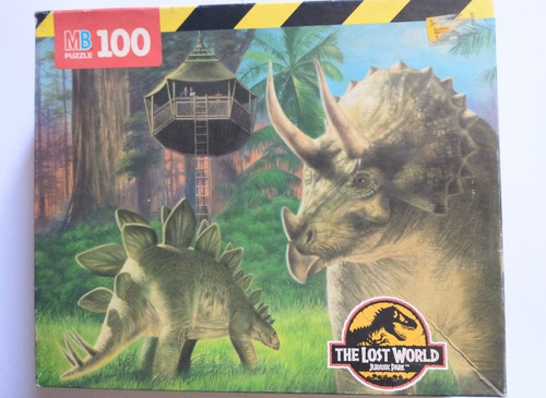 Rompecabezas Jurassic Park 1997 Hasbro Mb Puzzle Original