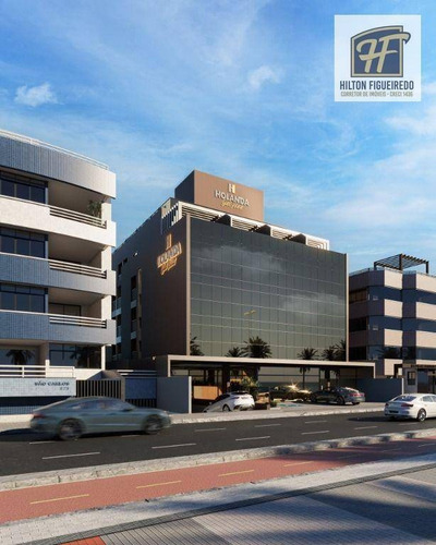 Imagem 18 de 19 de Flat Com 1 Dormitório À Venda, 23 M² Por R$ 377.430,61 - Tambaú - João Pessoa/pb - Fl0077